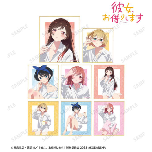 『彼女、お借りします』描き下ろしイラスト 彼シャツver. トレーディングミニ色紙(単位/BOX)【202508再販】